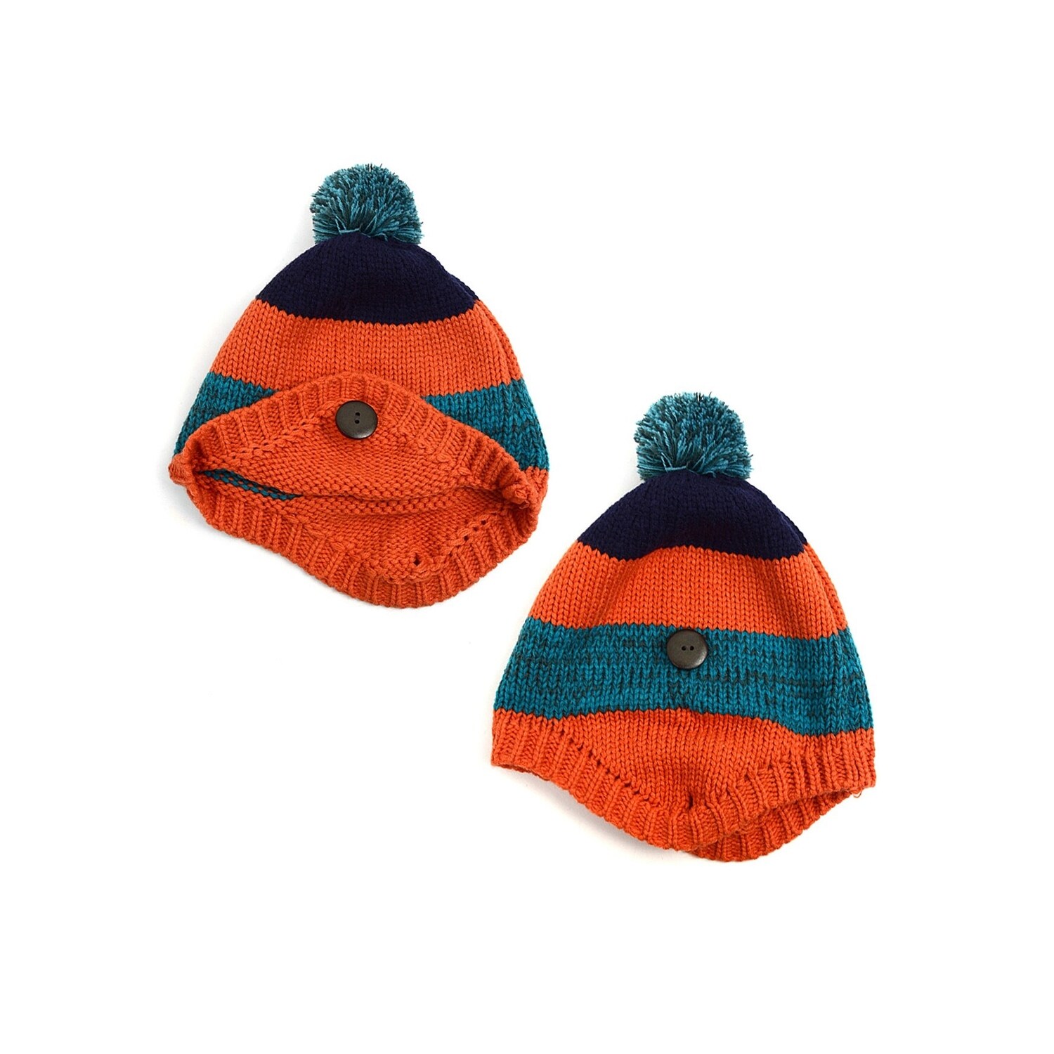 Shop Kids Winter Knitted Fur Pom Beanie Hat Scarf Set For Boys And Girls One Size Overstock 24040435 Hot Pink