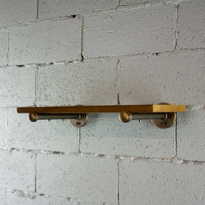 Somerville Farmhouse Industrial Wall Shelf