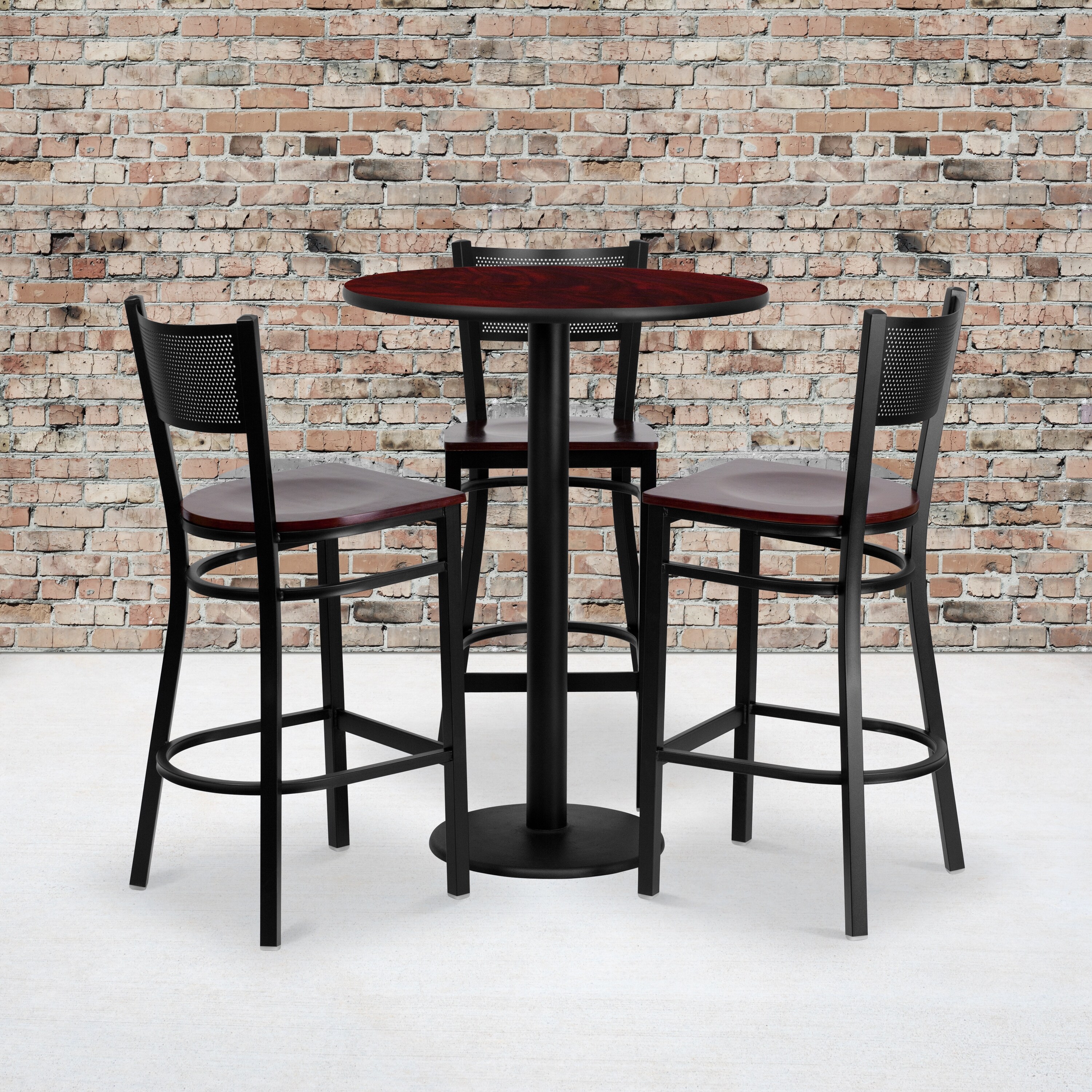 Shop 4 Piece Counter Height Dining Set Overstock 10427191