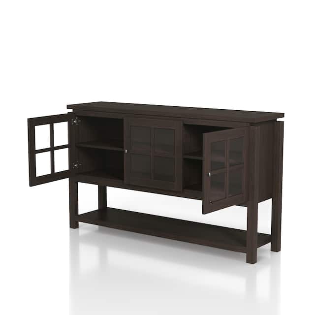 Furniture of America Wins Modern Farmhouse 5-shelf Buffet Table