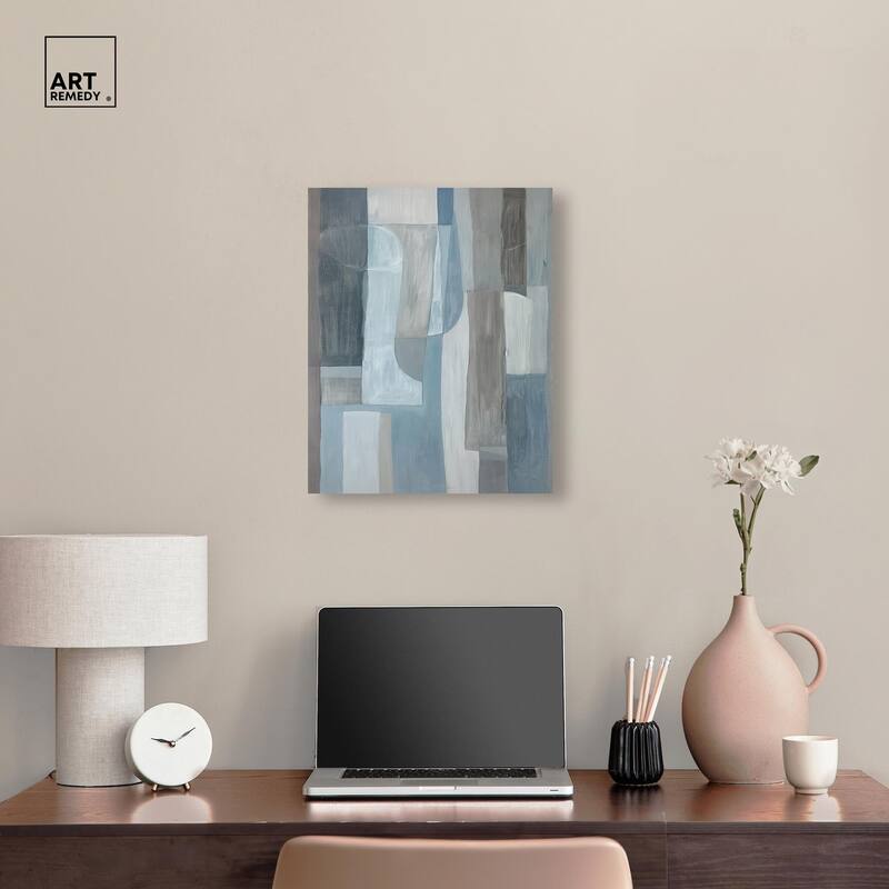 Tessellated Tones III Canvas by Art Remedy, Gallery Wrapped
