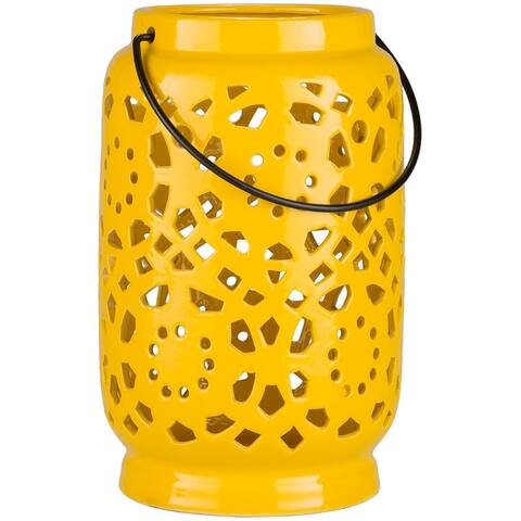 Artistic Weavers Pamela Ceramic Medium Size Decorative Lantern