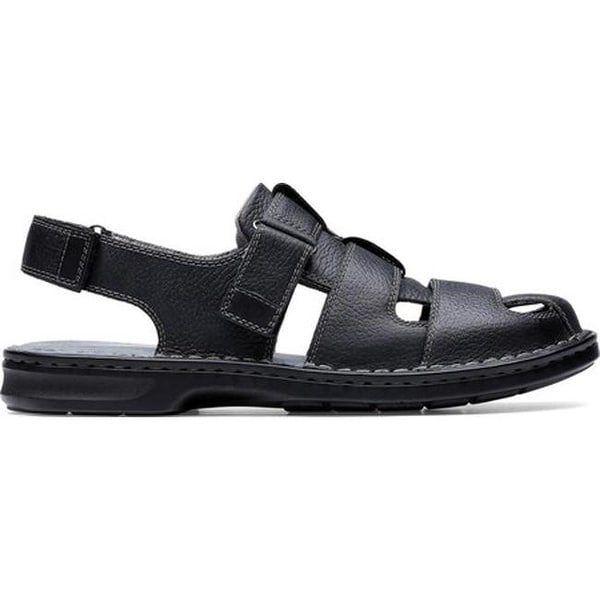 mens black fisherman sandals