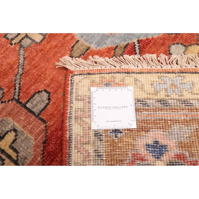 ECARPETGALLERY Hand-knotted Jules Sultane Dark Copper Wool Rug - 4'2 x 5'11