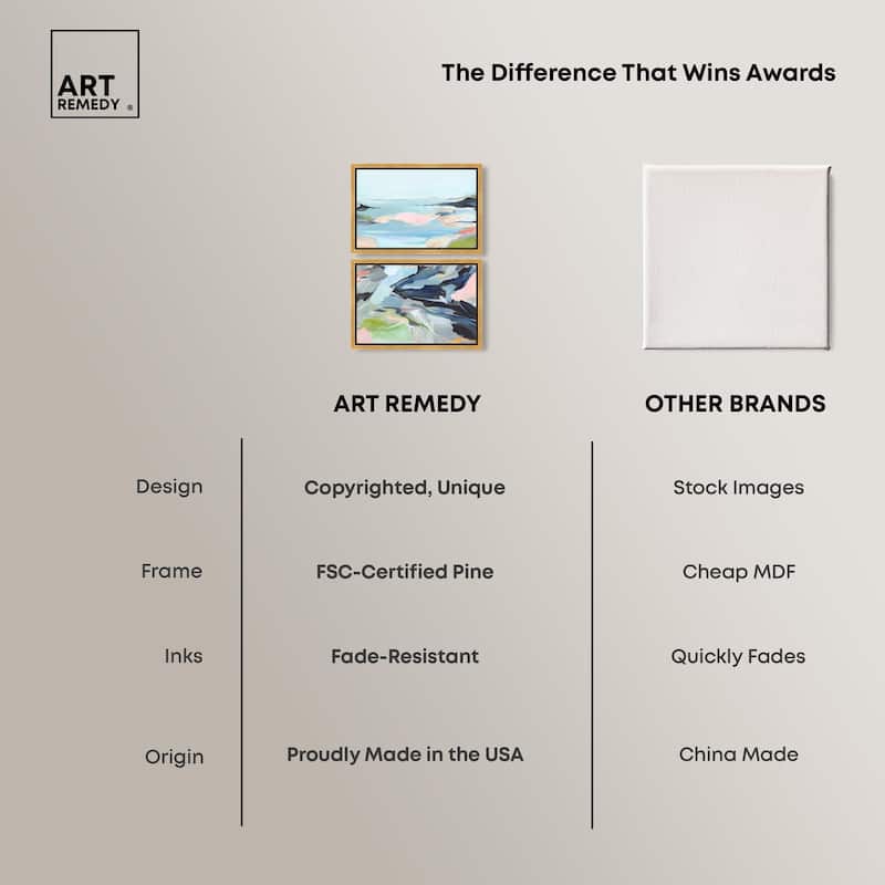 Between Seasons II Canvas Set of 2 by Art Remedy