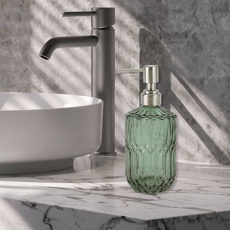 Simple Cylindrical Soap Pump Dispenser for Bath 450ml 1 Pcs