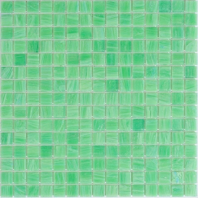 Apollo tile 12" x 12" Celestial Glossy UFO Green Glass Tile (20 sq ft/case) - 20 Pack