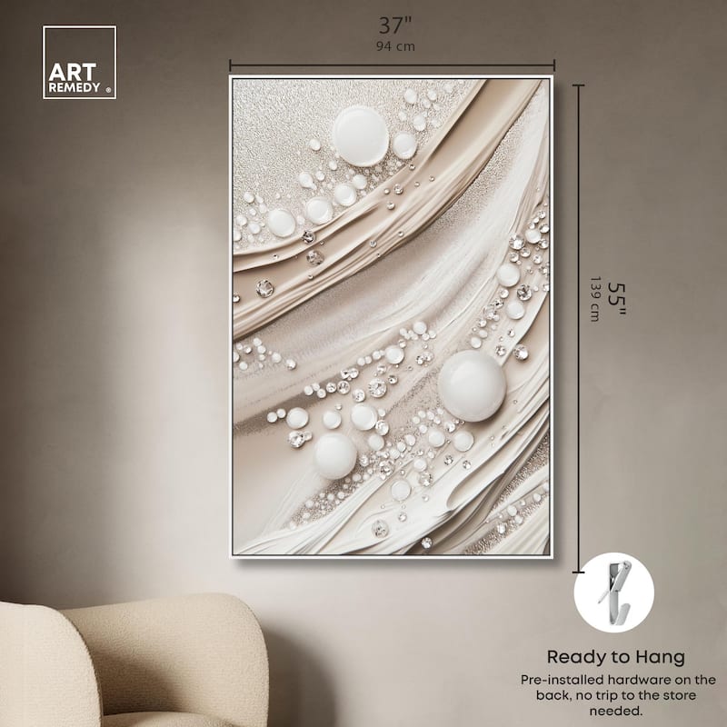 Viscous Veils IV Canvas by Art Remedy