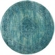 preview thumbnail 33 of 47, SAFAVIEH Vintage Distressed Boho Caliopa Oriental Area Rug 8' Round - Turquoise/Multi - Round
