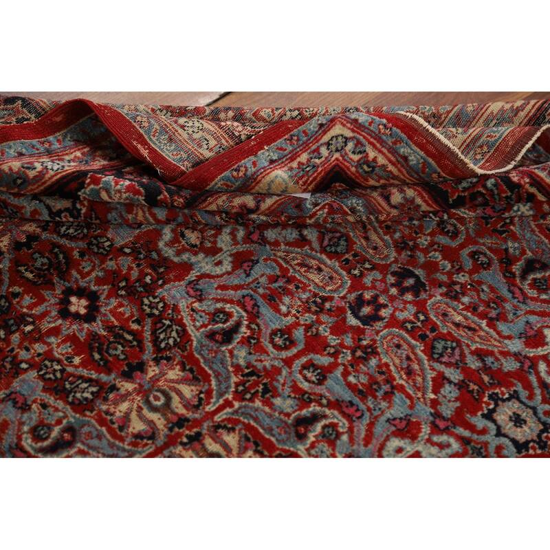Vegetable Dye Senneh Accent Rug Handmade Wool Carpet - 3'4" x 5'0"