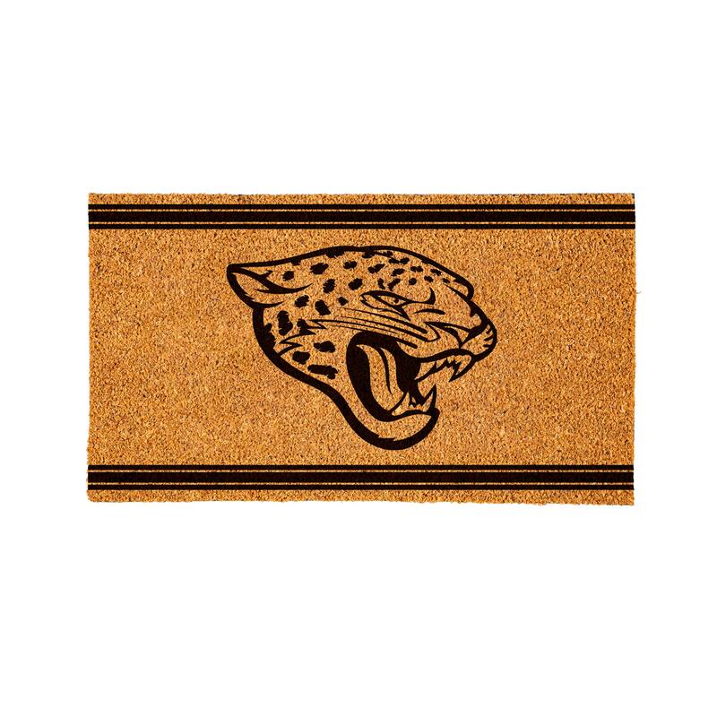 28 in. x 16 in. Jacksonville Jaguars, Coir Mat
