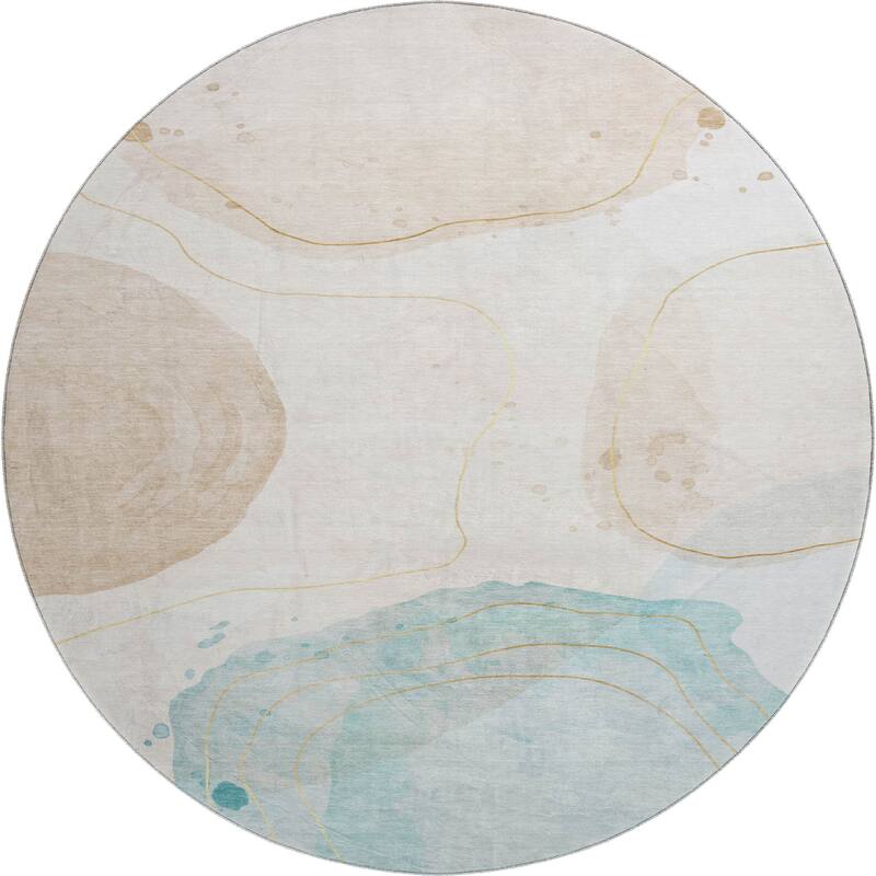 Premium Washable Super Soft Abstract Modern Mayfield Rug