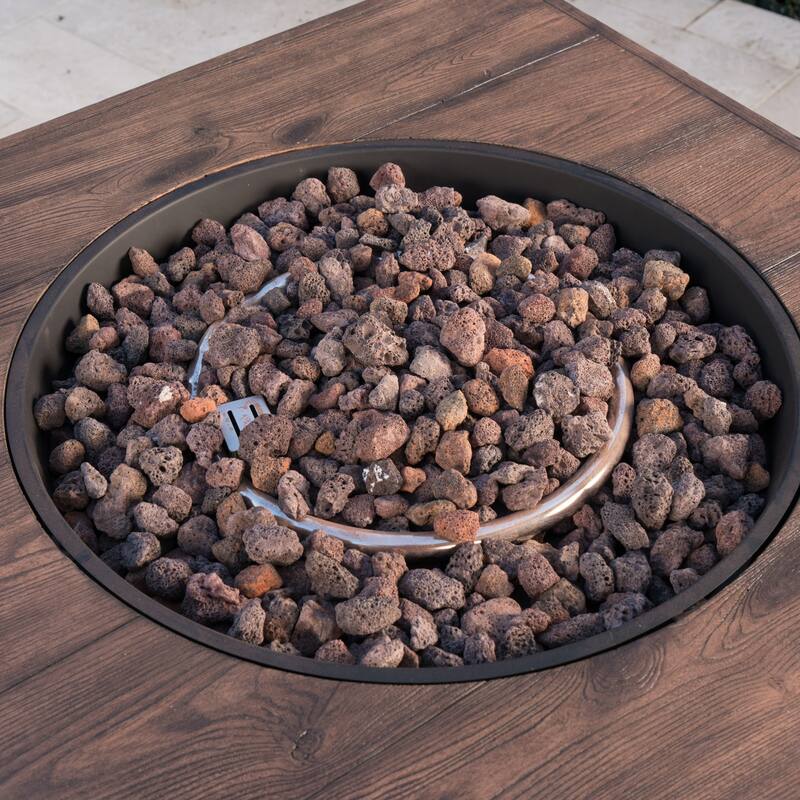 Mark Outdoor 5-piece Fire Table Chat Set by Christopher Knight Home