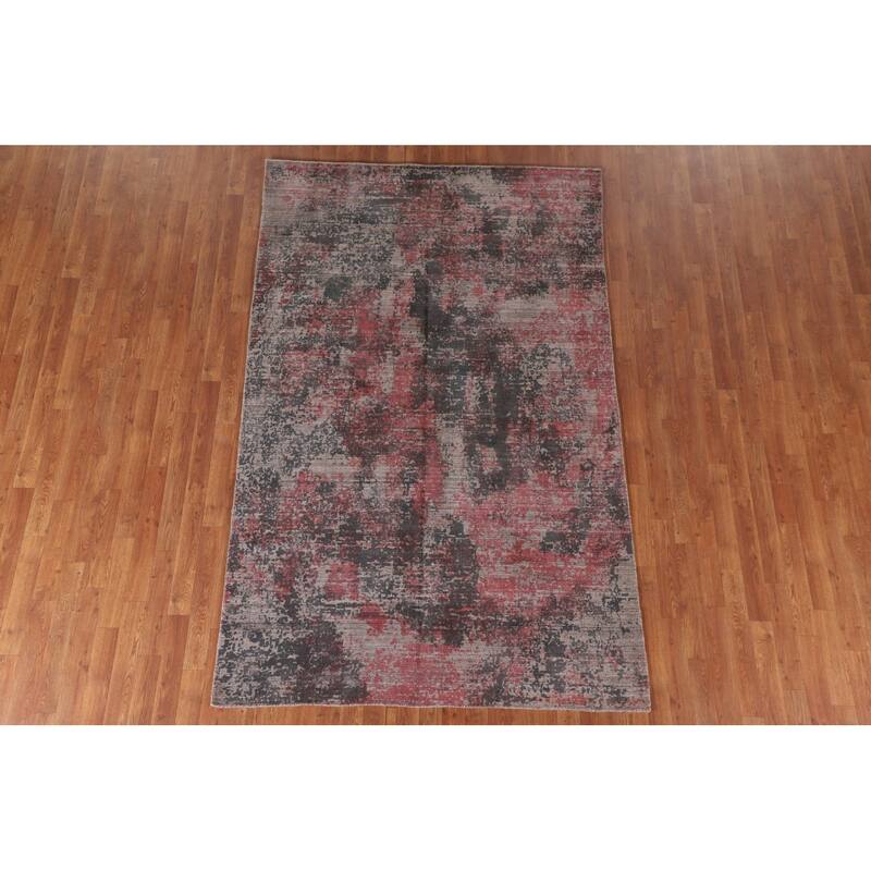 Abstract / Modern Area Rug Hand-Knotted Wool Carpet - 5'3"x 8'3"