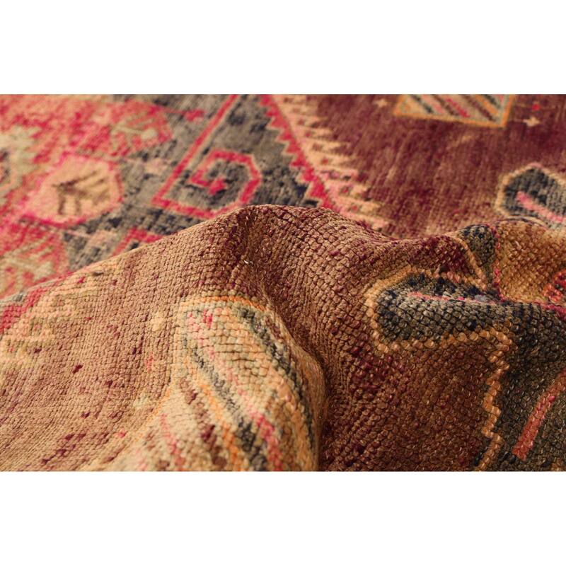 ECARPETGALLERY Hand-knotted Melis Vintage Brown Wool Rug - 3'0 x 11'7