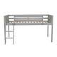 preview thumbnail 20 of 26, Twin Size Wood Low Loft Bed with Ladder