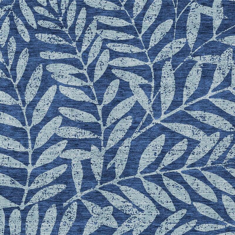 HomeRoots Floral Transitional Rectangle Outdoor Rug