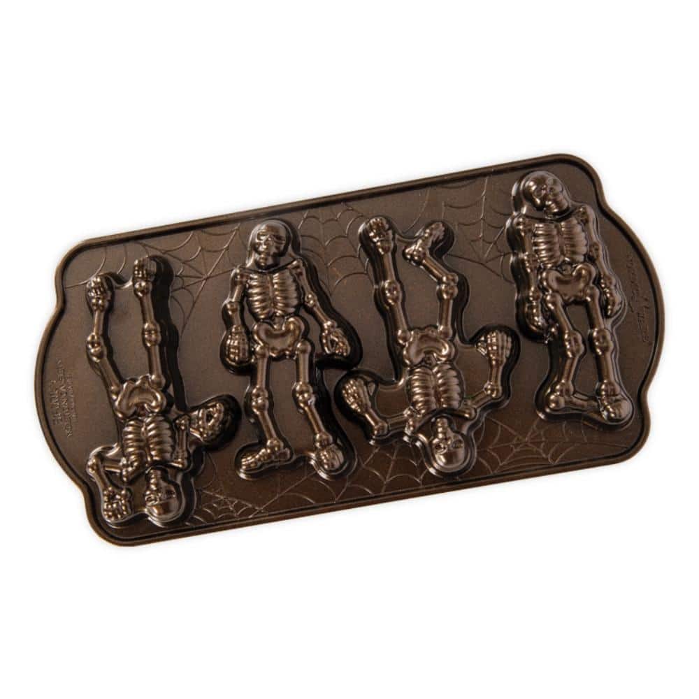 Nordic Ware Spooky Skeleton Cakelets Pan - Brown