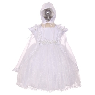 white christening dresses for baby girl