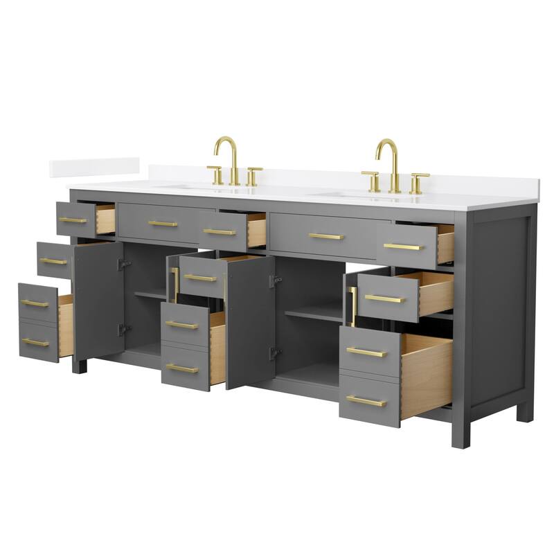 Wyndham Collection WCG2424-84D-QTZ-US3MXX Beckett 84" Free Standing