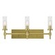 preview thumbnail 10 of 11, AFX HNTV2411MB Huntington 3 Light 24" Wide Vanity Light with Ribbed