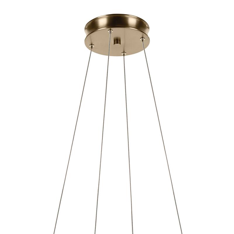 Larousse 29.5 Inch LED Chandelier in Champagne Bronze