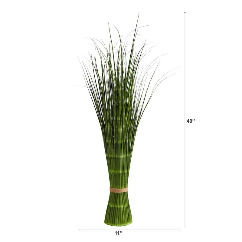 40" Onion Grass Artificial Plant - 5"