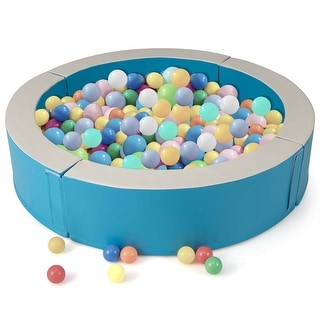Costway 44.5" x 10" Baby Ball Pit Detachable Foam Ball Pit with 50