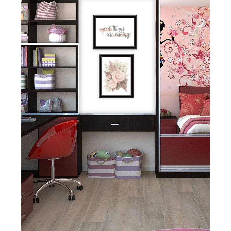 Trendy Decor 4U "Good Things are Coming" Printed Framed Wall Art by House Fenway