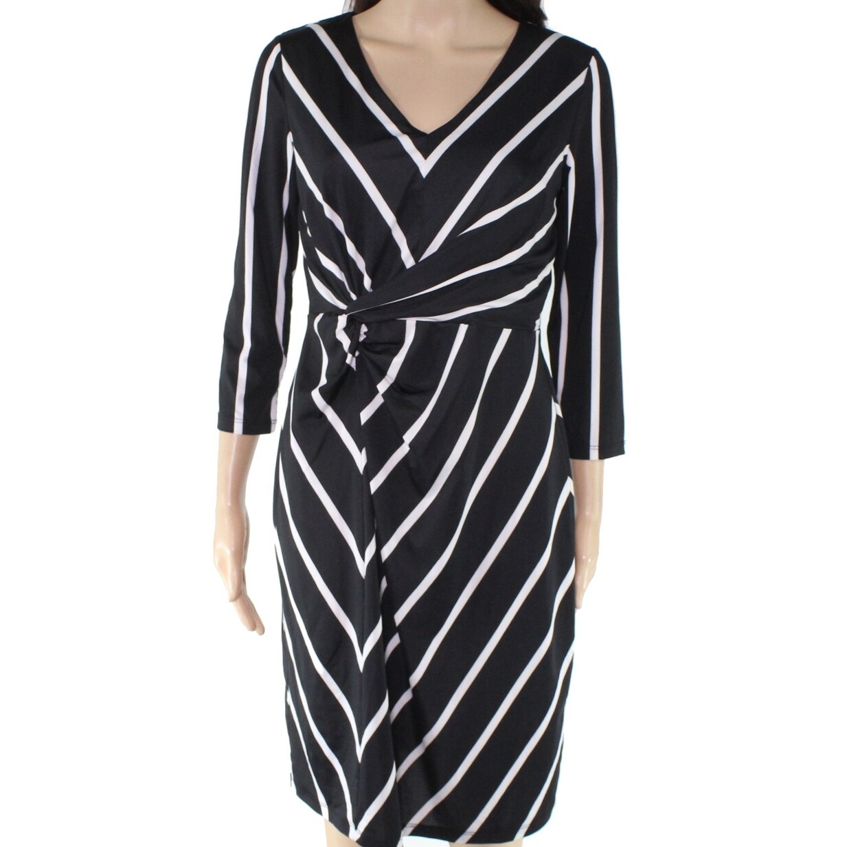 inc black and white dress