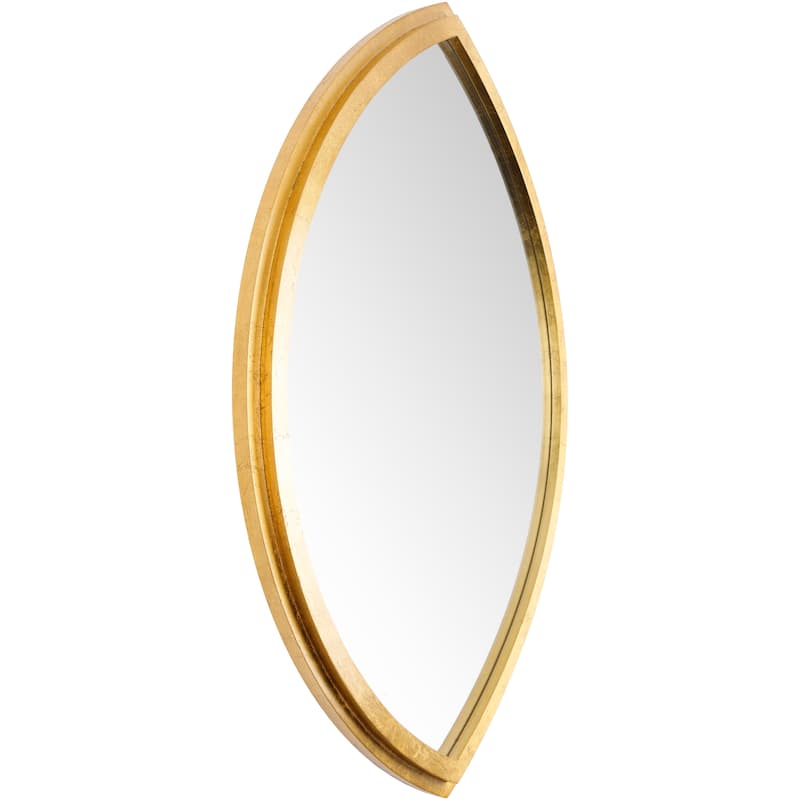 Artistic Weavers Zihlman Gilded Eye-shaped Golden Mirror