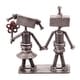preview thumbnail 4 of 3, Novica Handmade Robots In Love Recycled Metal Figurine