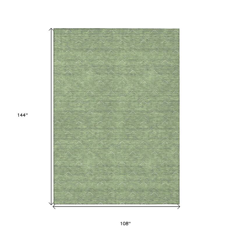 HomeRoots Geometric Transitional Rectangle Outdoor Rug