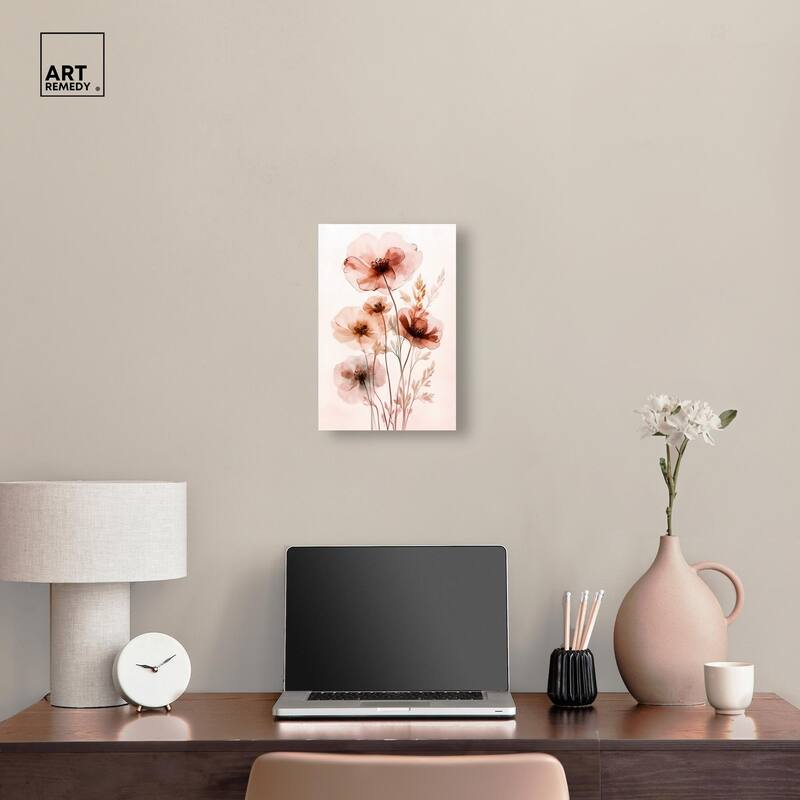Petal Dye III Canvas by Art Remedy, Gallery Wrapped