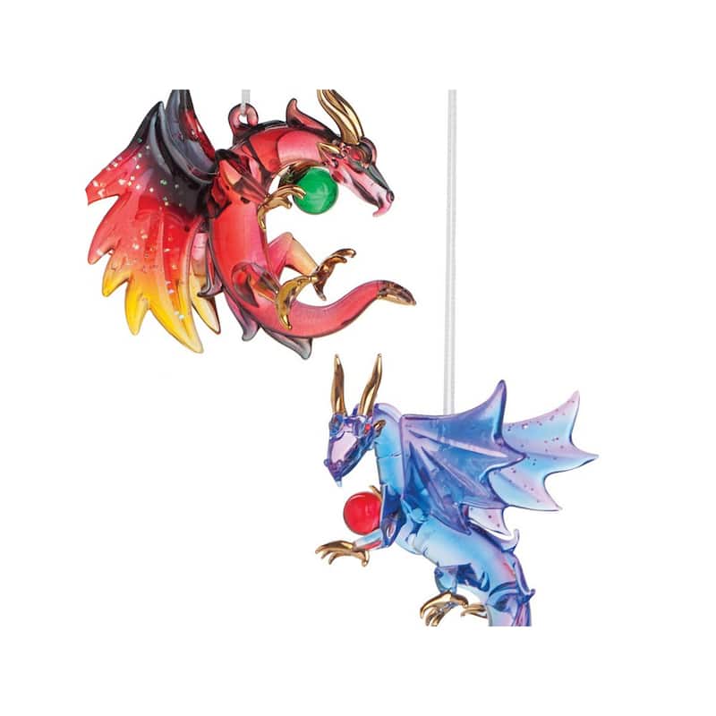 Wicked Dragon Ornament Set of 3 - Set of 3