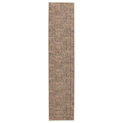 ECARPETGALLERY Hand-knotted Kashkuli Gabbeh Taupe Viscose, Wool Rug - 2'7 x 12'10