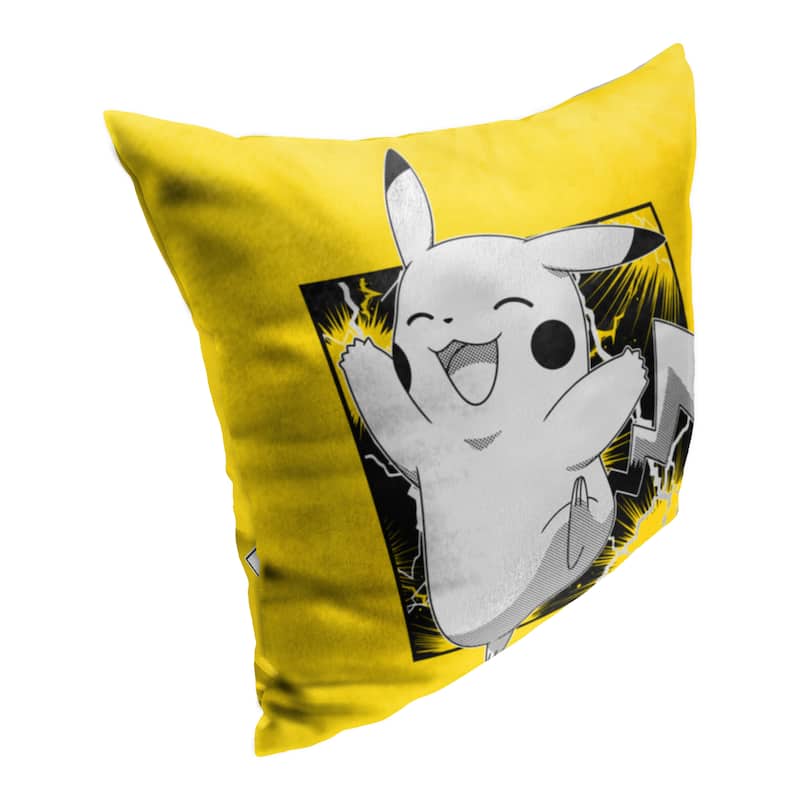 Pokemon Hooray Pikachu 18 Inch Throw Pillow