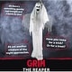 preview thumbnail 2 of 11, Haunted Hill Farm Life Size Animatronic Reaper, Indoor/Outdoor Halloween Decoration, Flashing White Eyes, Poseable, Battery