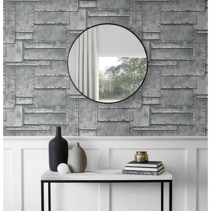 NextWall Fuselage Panel Peel and Stick Removable Wallpaper - 20.5 in. W x 18 ft. L
