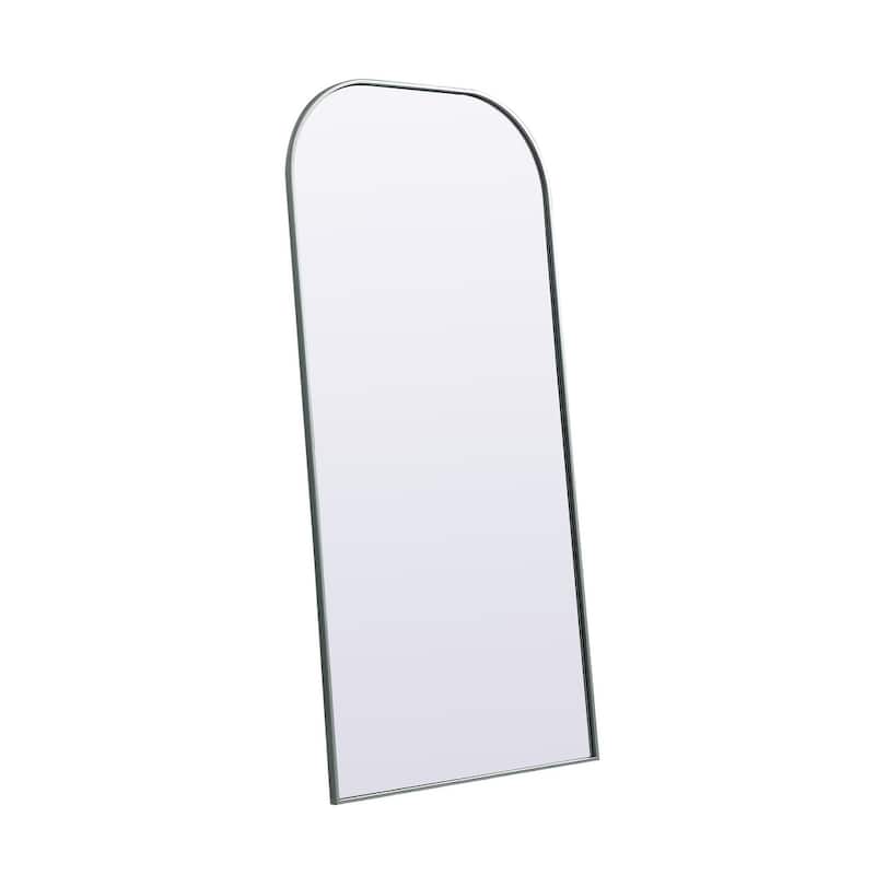 Indigo Home Metal Frame Arch Full Length Mirror 32x66 Inch