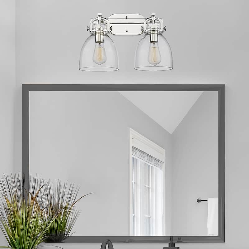 Innovations Lighting 410-2W-12-17 Newton Bell Vanity Newton Bell 2