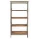 preview thumbnail 3 of 7, Wood Shelf Unit 5 Tier Corona Gray | Furniture Dash