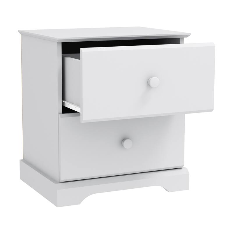 Hillsdale Furniture Baylor Wood 2-Drawer Nightstand