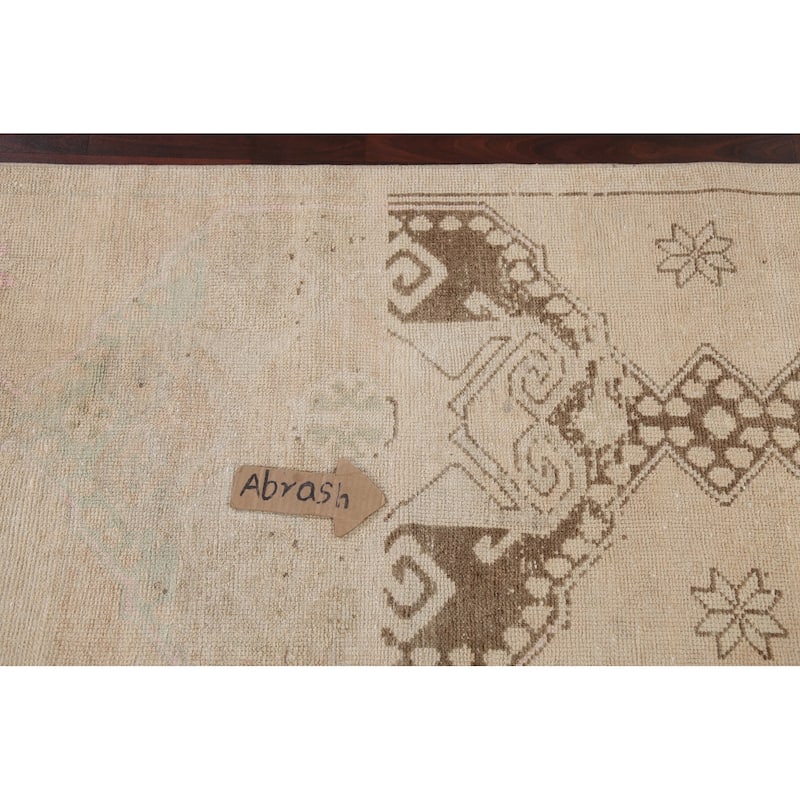 Antique Look Anatolian Turkish Staircase Runner Rug Wool Hand-knotted - 2'7" x 10'11"