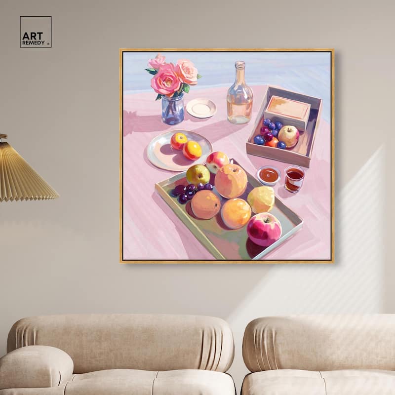 Fresh Fruits Canvas by Art Remedy