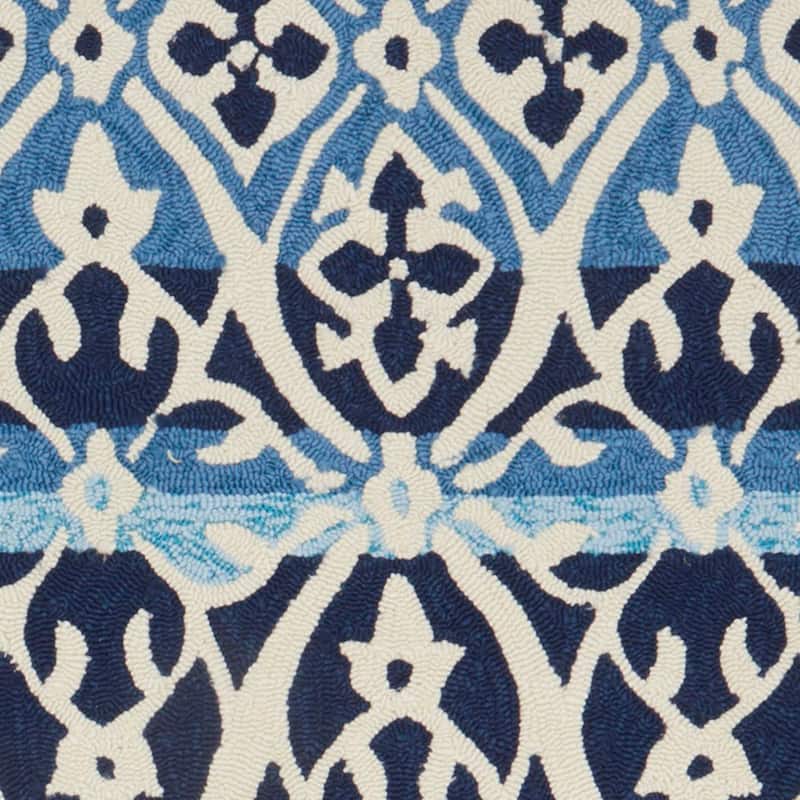 Alexander Home Capri Traditional Botanical Hand-hooked Indoor/ Outdoor Rug