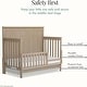 preview thumbnail 11 of 10, Evolur Convertible Crib Wooden Full Size Bed Rail