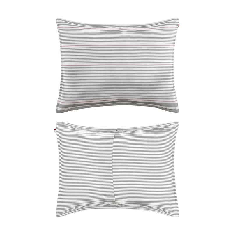 Tommy Hilfiger Danbury Stripe Cotton Blue Comforter Set