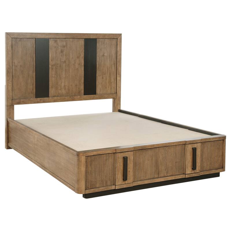 Terrace 2-drawer Storage Bed Ash Brown - King