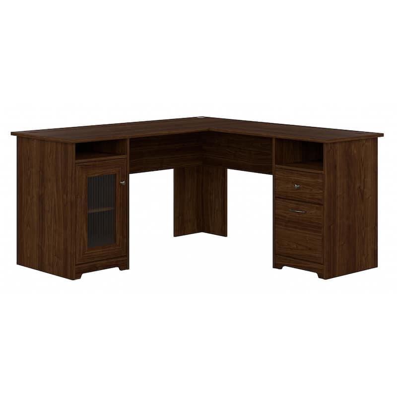 Cabot 60W L Shaped Computer Desk with Storage by Bush Furniture